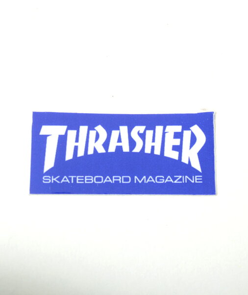 THRASHER BOX MAG LOGO наклейки с логотипом THRASHER BOX MAG синие