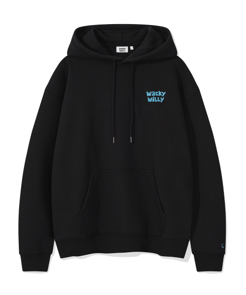 Logotype Golfy Fit Full Black — логотипная толстовка чёрная