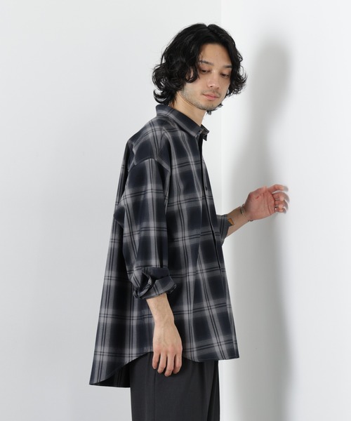 Big Drape Check Shirt — рубашка с длинным рукавом