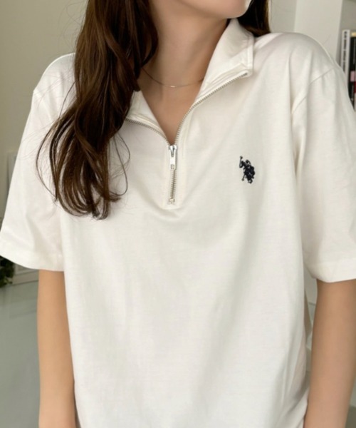 U.S. POLO ASSN. — футболка Harf Zip T-shirt