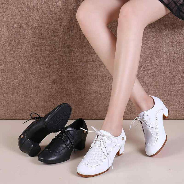 Dance Shoes латинские — спортивные латинские туфли, весна/осень, мягкая кожа, нескользящая подошва, черные/белые, тренировочные, для выступлений