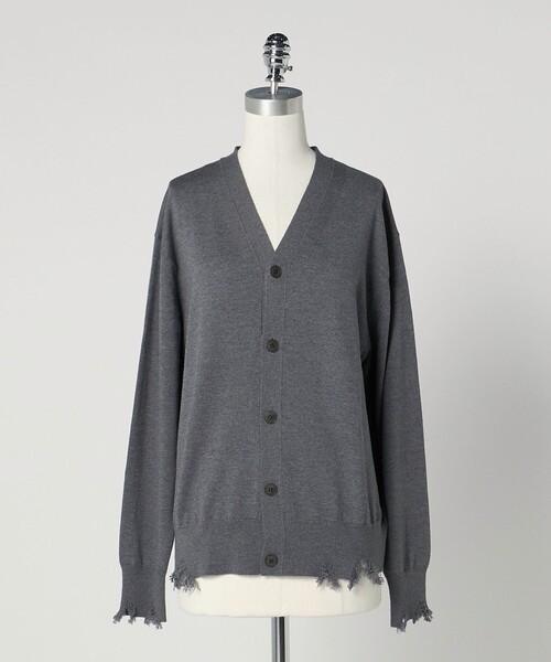 <LOEFF> Damarage V‑neck Cardigan — UNISEX