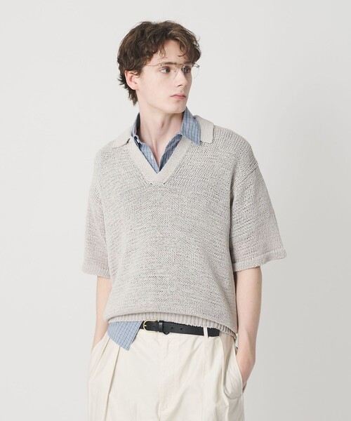 Тёплая футболка Top yarn Skipper Shorts Reeve knit night washable