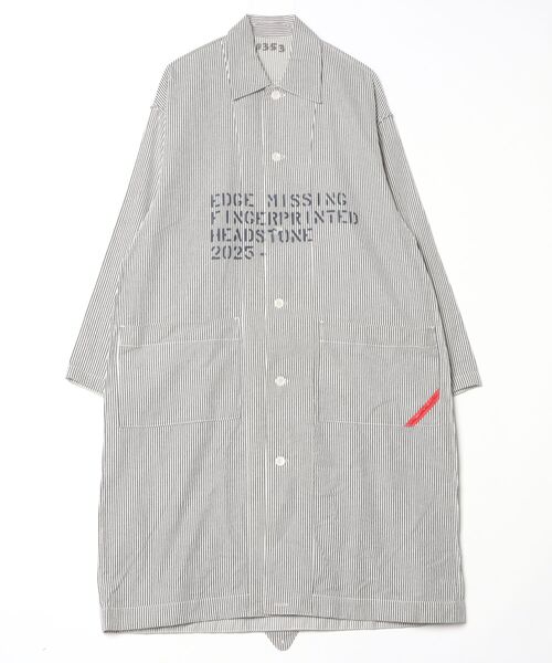 [PHINGERIN] HAND-STENCILED SLEEPER STRIPE футболка