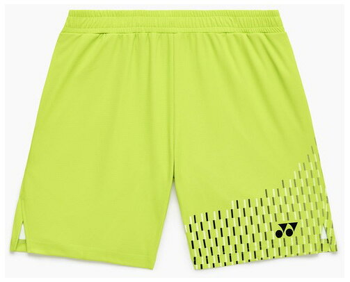 YONEX мужские трикотажные шорты (светло‑лайм, размер S) YO‑15241‑680‑S