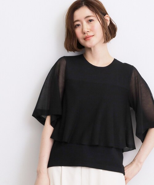 [Уютный двойной рукав] Front shear fleece knit