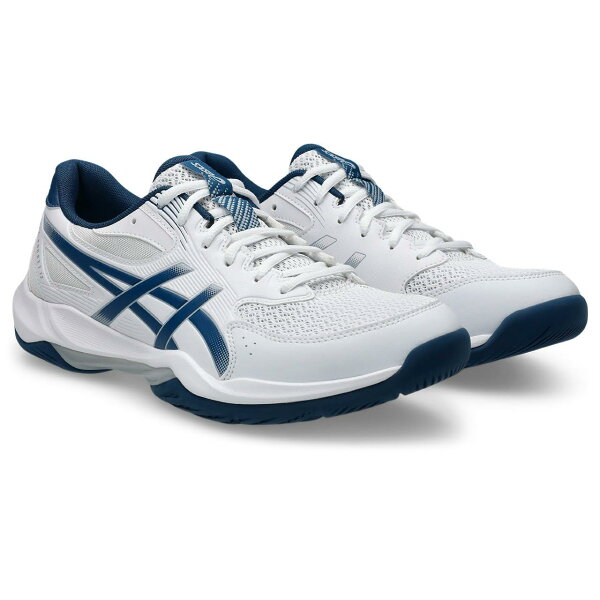 ASICS обувь для зала GEL-ROCKET 12 1073A080, размер 26.5 см (2E), белый/синий
