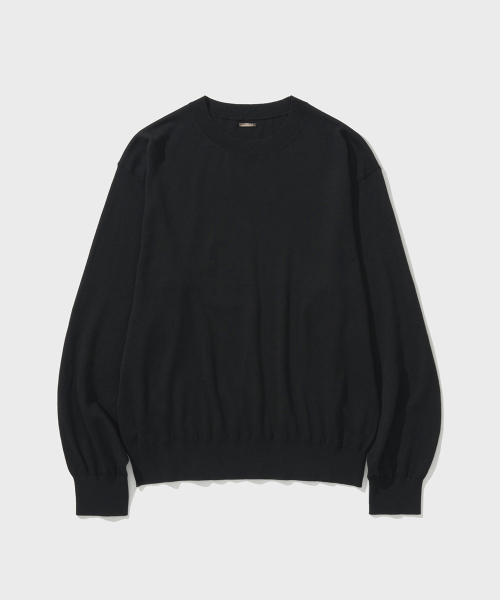 MODAL COTTON KNIT (BLACK) — трикотаж модал‑хлопок (черный)