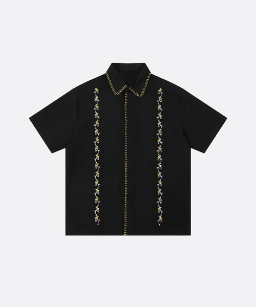 Embroidered Floral Deco Shirt — рубашка с вышивкой цветочного декора