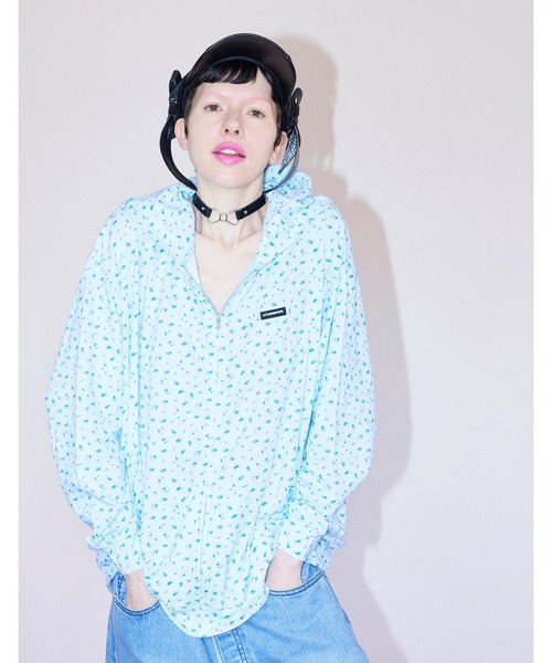 [it] [Little sunny bite] floral light hoodie — легкая худи с цветочным принтом
