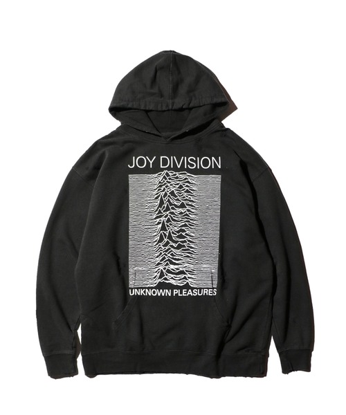 THRIFTY LOOK WORN-OUT BAND HOODIE 'JOY DIVISION' — худи с состаренным эффектом (пуловер)