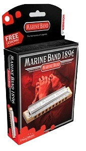 HOHNER Marine Band 1896/20 C мейджор 10-гармошка, hard case, новая, с чехлом (Hohner Marine Band)