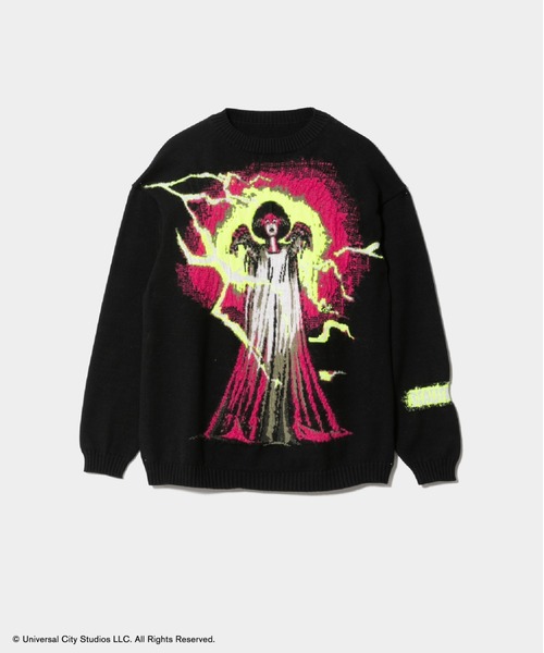 Вязаный пуловер 'Bride of Frankenstein' (дизайнерская модель)