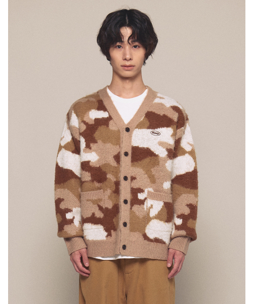 Mmlg CAMO MENDED PLAY CARDIGAN (бежевый)