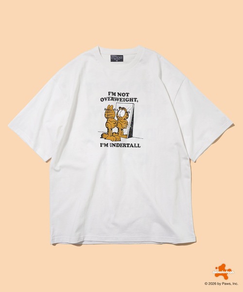 [GARFIELD] Garfield Graffiti T — унисекс футболка с коротким рукавом, графический принт