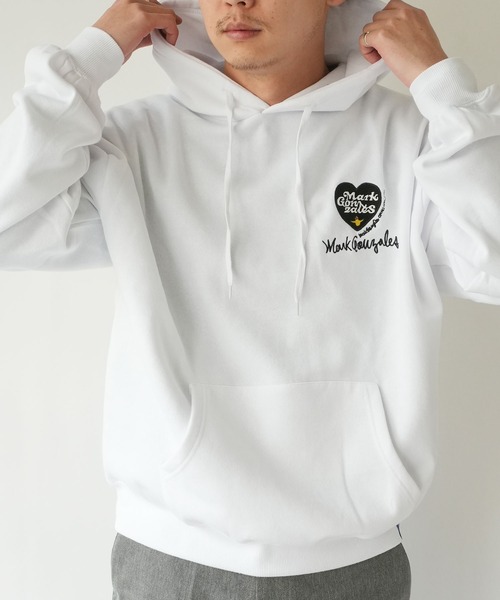 [MARK GONZALES] Back Art Logo Pullover Parker — худи с принтом Mark Gonzales