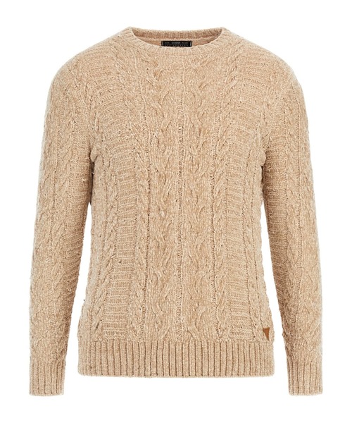 ECO Egidio Cable‑Knit Chenille Sweater — вязаный свитер из шенилла