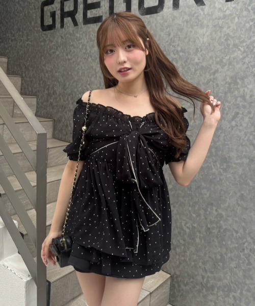 Big Ribbed Knit Blouse — блузка крупной вязки с рельефной резинкой