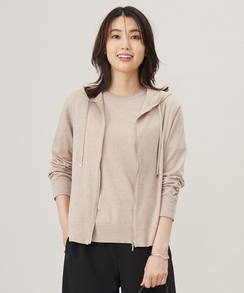 [Моющийся] Spark Knit Parker — моющийся вязаный худи‑парка