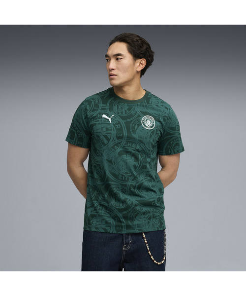 PUMA мужская футболка Manchester City футболка AOP короткий рукав