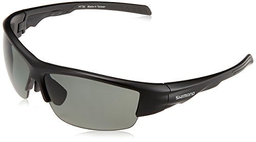 Поляризационные солнцезащитные очки SHIMANO для рыбалки, модель PK HG-066N, матовые черные, без дужек