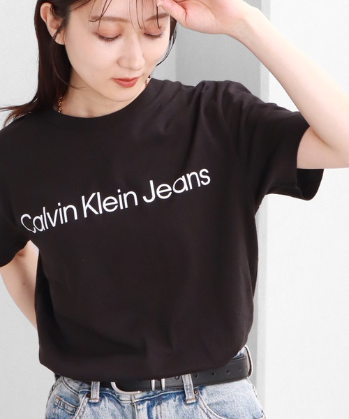 Calvin Klein JEANS — повседневная футболка COTTON S/S T-shirt (полуоформленная)