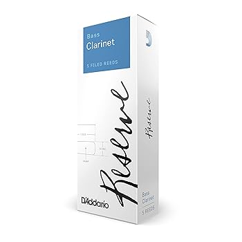 Набор тростей D'Addario WoodWinds DER05355 для бас-кларнета, жесткость 3,5+ (5 шт.) — профессиональный оригинальный продукт