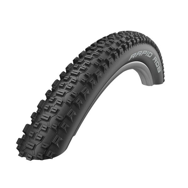 Schwalbe Rapid Rob 27.5×2.10 11101394 BK — велосипедная шина, черная, SCHWALBE