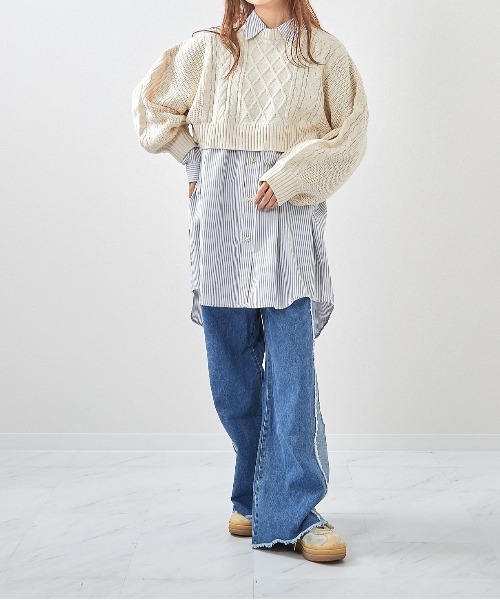[RES] куртка с карманами — short full short knit