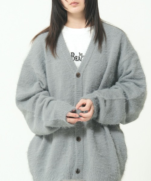 Shaggy knit cardigan (M1) — кардиган с ворсом, модель M1