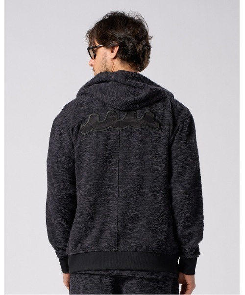 Knit jacquard relax parker — вязаная жаккардовая парка релакс