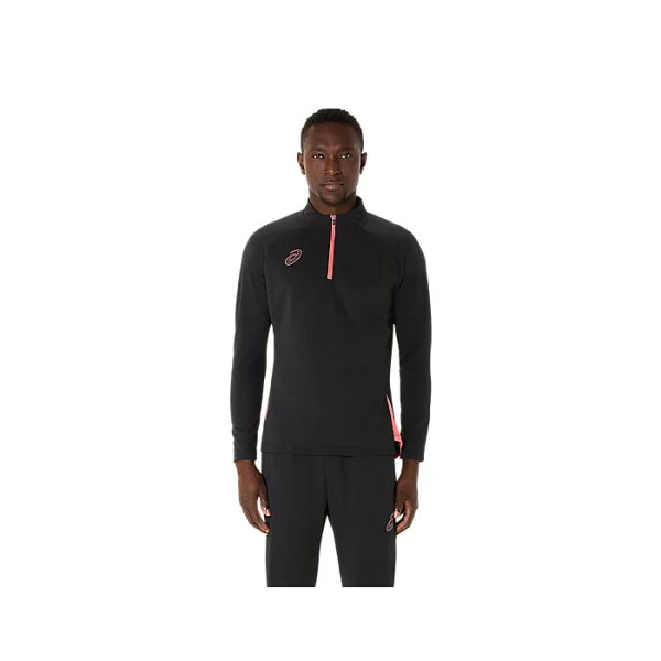 asics соккер, футболка, поло, поло с укороченным воротом [Performance Black] 2101A301.001, мужская, верхняя футболка, весна/лето, чёрная, размер 25