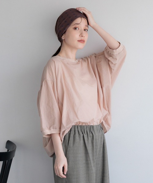 Раммикс‑долман‑блауc (Ramie mixed dolman blouse)