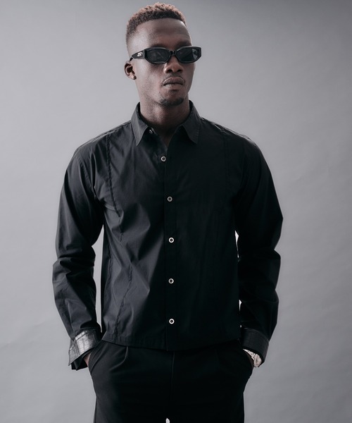 Crocodile рубашка с двойными манжетами (Double Cuffs Shirt)