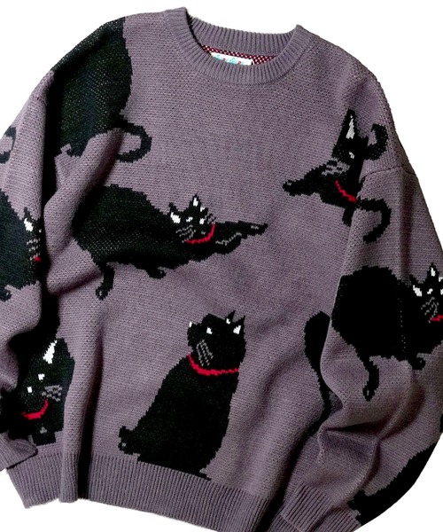 Soupy Soupy — большой жаккардовый вязаный пуловер (BIG Jacquard knit)