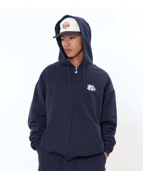 EFG WAFFLE LINING SWEAT FULL ZIP HOODIE — худи на молнии с вафельной подкладкой