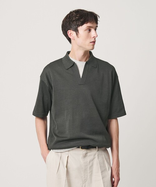 Shine Gima Skipper Polo Knit Wossable — поло-рубашка