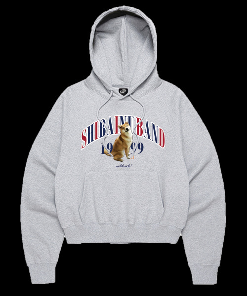 Shibainu band fhood — дарк грей фудди