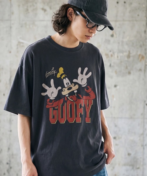 Disney collection винтажный принт T‑shirt «Винтаж Пигмент» с коротким рукавом