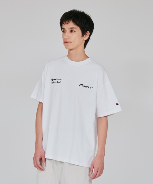 Champion — мужская футболка Mens Casual Short Sleeve Reverse Weave T‑shirt.
