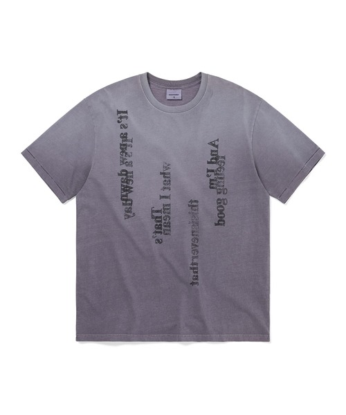 Lyrics Tee — футболка с текстовым принтом