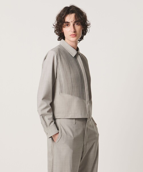 <Pheeta> Bourke cropped shirt / 016C-2 — короткая рубашка Pheeta Bourke