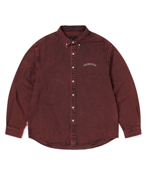 Washed Denim Shirt — потертая джинсовая рубашка