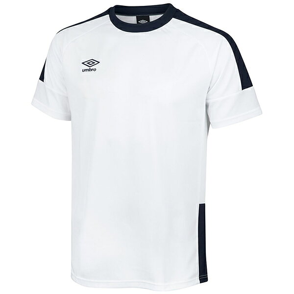 UMBRO футбольная юниорская игровая футболка с принтом белая UAS6302J WHT 120