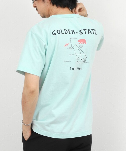 BARNS OUTFITTERS MAP GOLDEN STATE принтовая футболка 26SS
