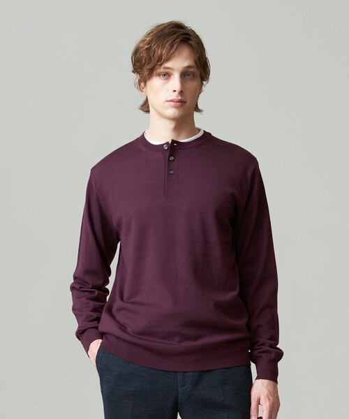 Omega Twist Henry neck knit