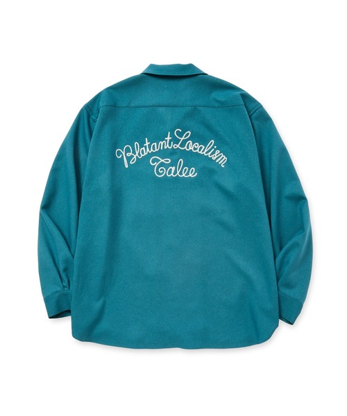 "BLATANT LOCALISM" открытая рубашка с круглым воротом L/S