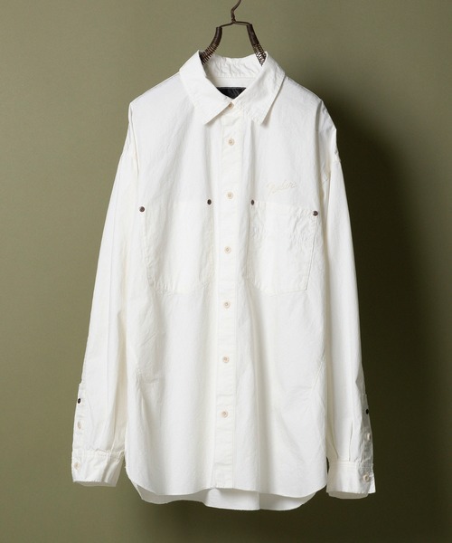 Chain Stitch Logo Work Shirt — рабочая рубашка с логотипом в цепной строчке (№8)