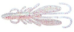 Ecogear Bug Ants 323 / Hokuriku Clear Holo — 4 дюйма / 100 мм, 6 шт., приманка для головля и других рыб — рыболовные мягкие приманки