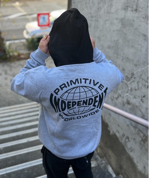 PRIMITIVE SKATEBOARDING — PRIMITIVE x Independent двутоный худ